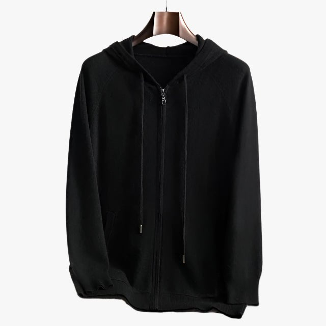 100% CASHMERE HOODED VEST - Caprice Lifestyle