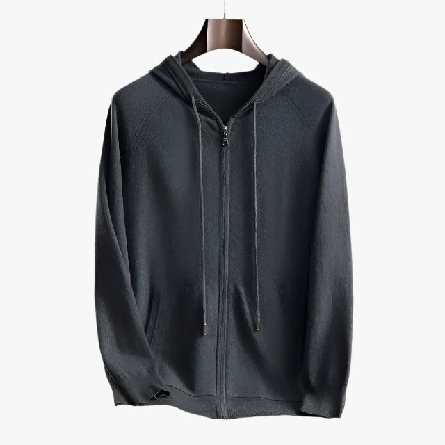 100% CASHMERE HOODED VEST - Caprice Lifestyle