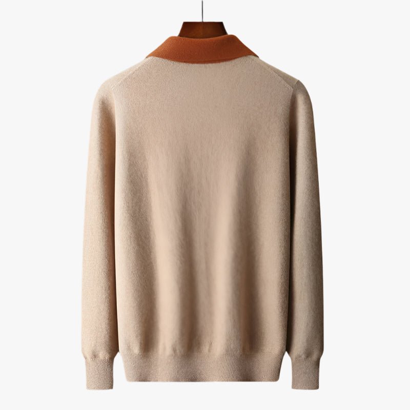 100% CASHMERE POLO ZIP UP - Caprice Lifestyle