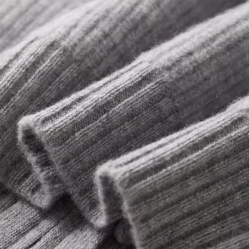 100% CASHMERE RIBBED VEST - Caprice Lifestyle
