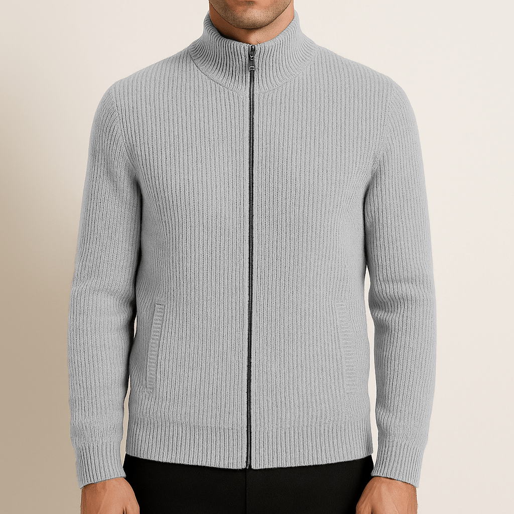 100% CASHMERE RIBBED VEST - Caprice Lifestyle