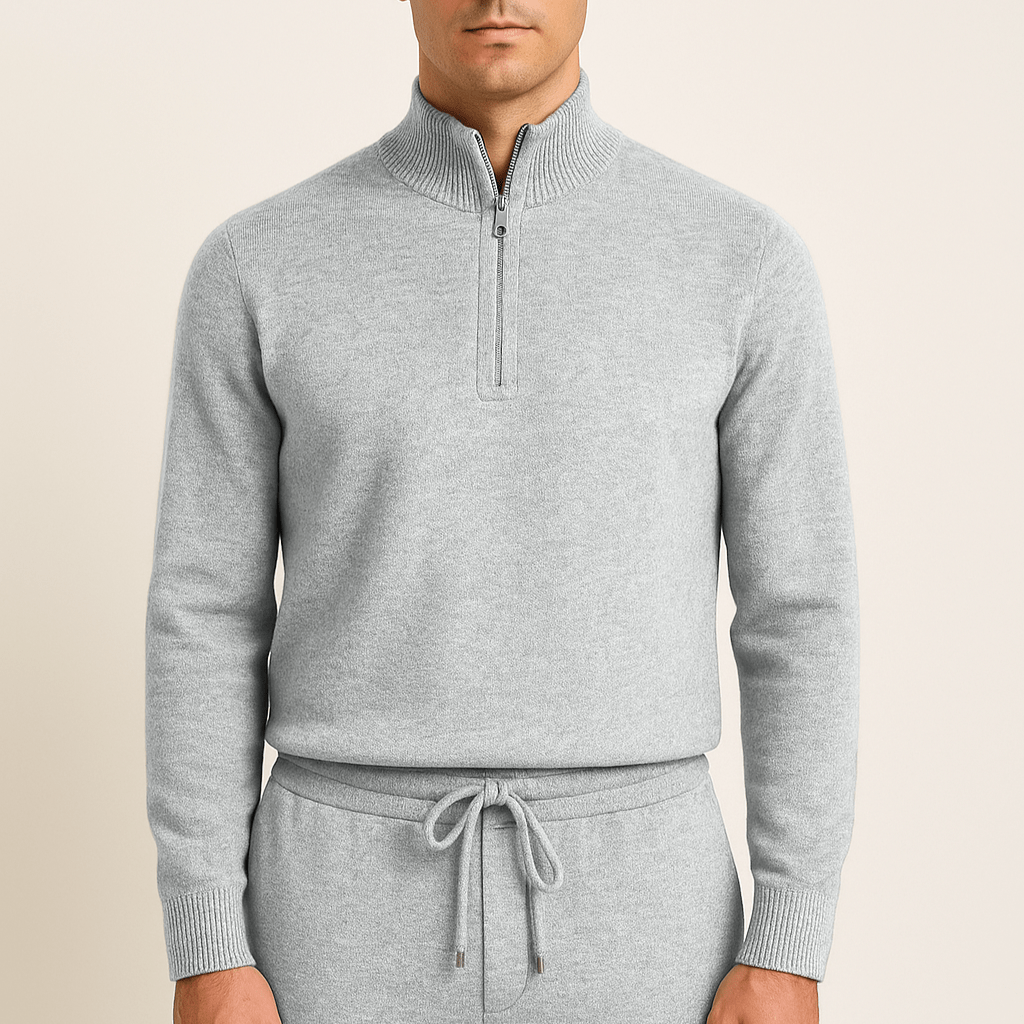 100% MERINO WOOL ZIP UP TRACKSUIT - Caprice Lifestyle