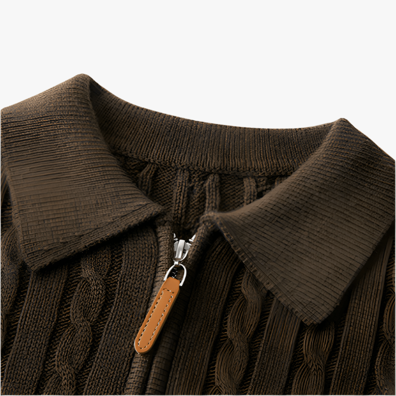 100% PREMIUM WOOL ZIP UP - Caprice Lifestyle
