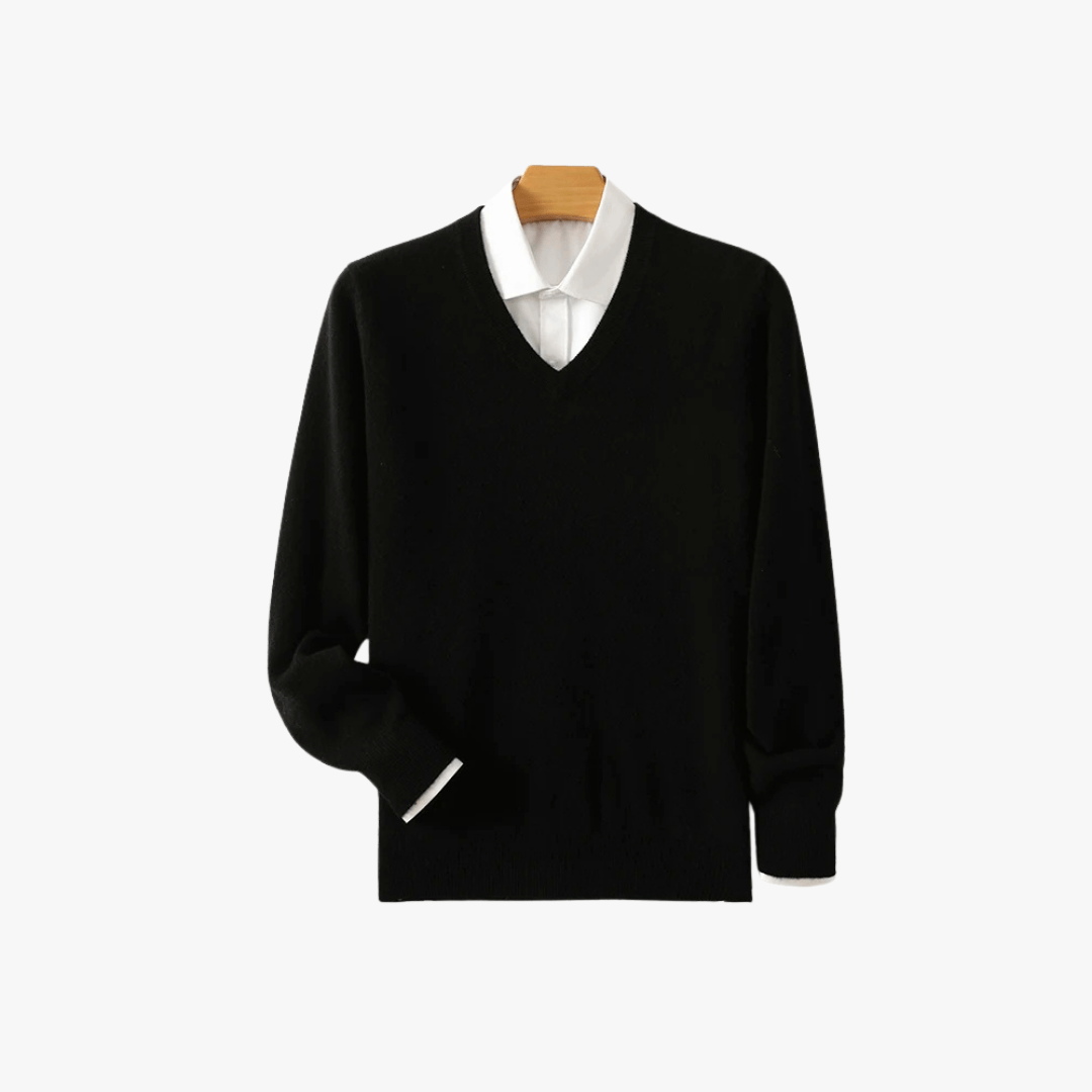 CASHMERE V - NECK PULLOVER - Caprice Lifestyle