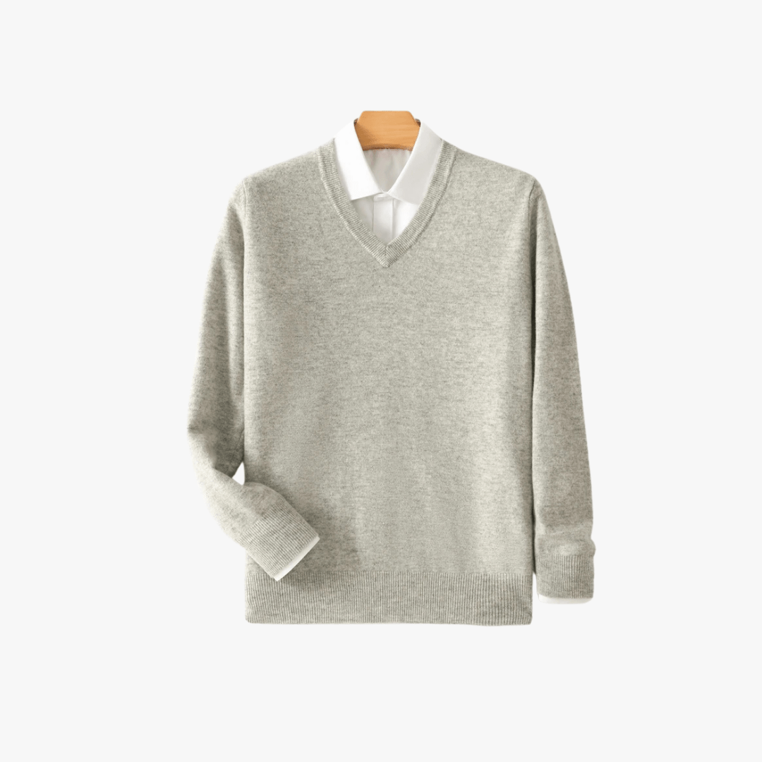 CASHMERE V - NECK PULLOVER - Caprice Lifestyle