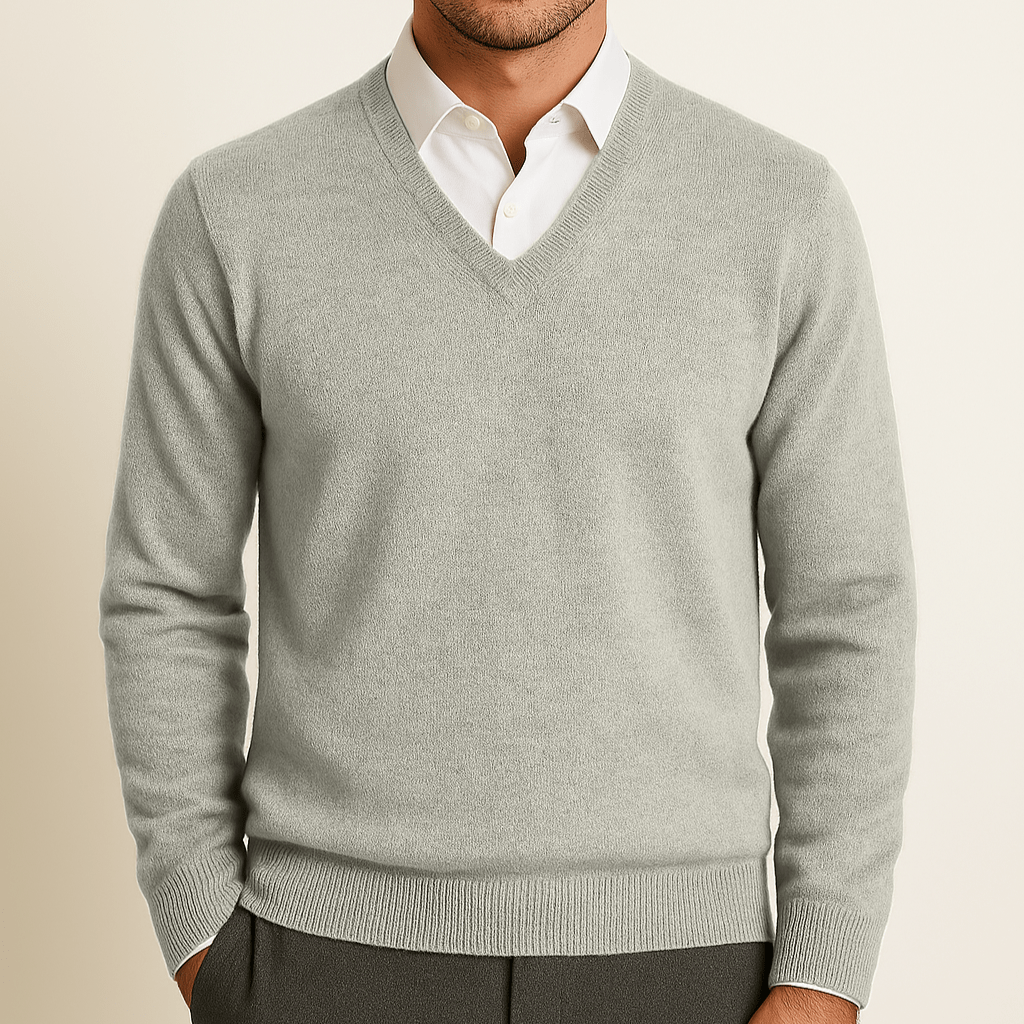 CASHMERE V - NECK PULLOVER - Caprice Lifestyle