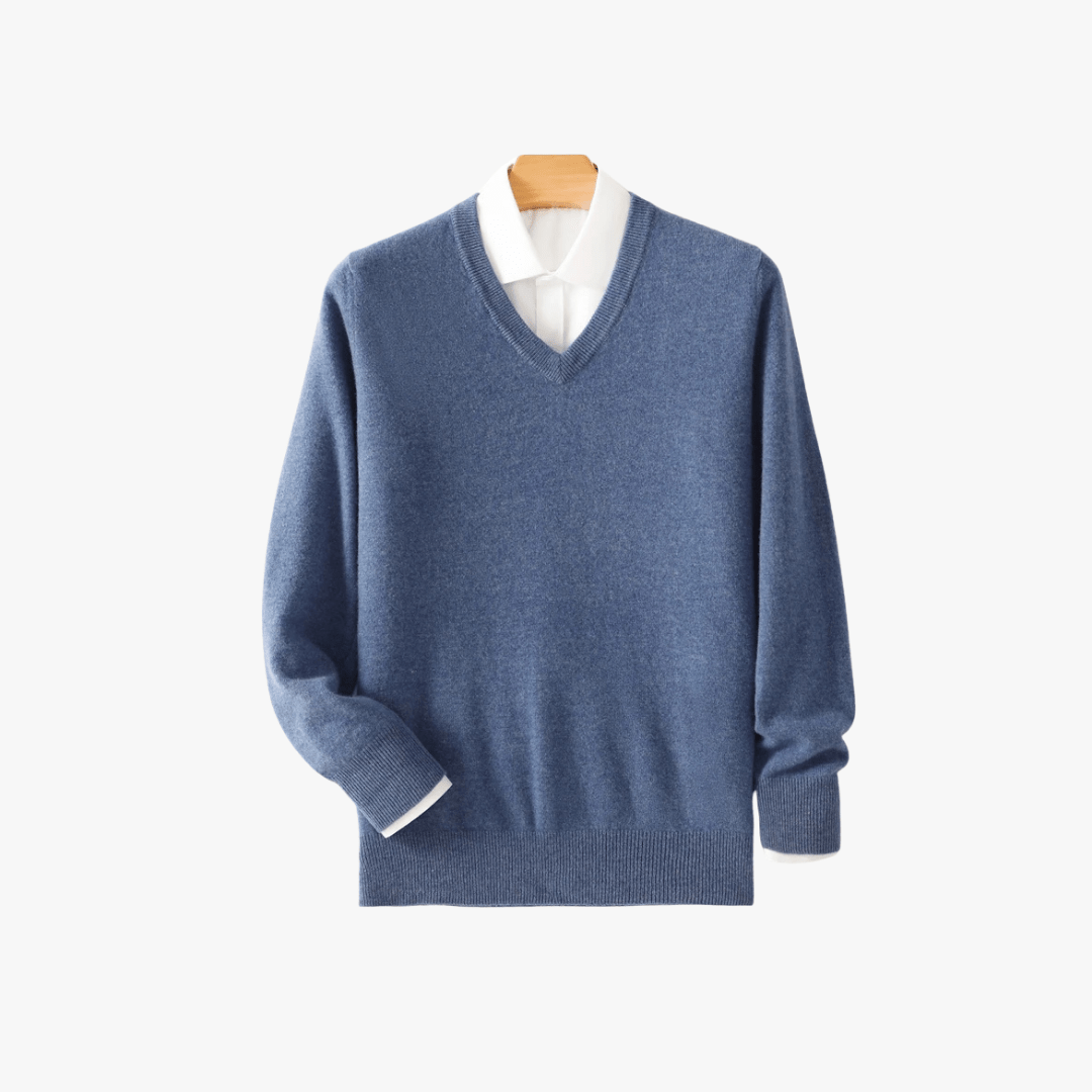 CASHMERE V - NECK PULLOVER - Caprice Lifestyle