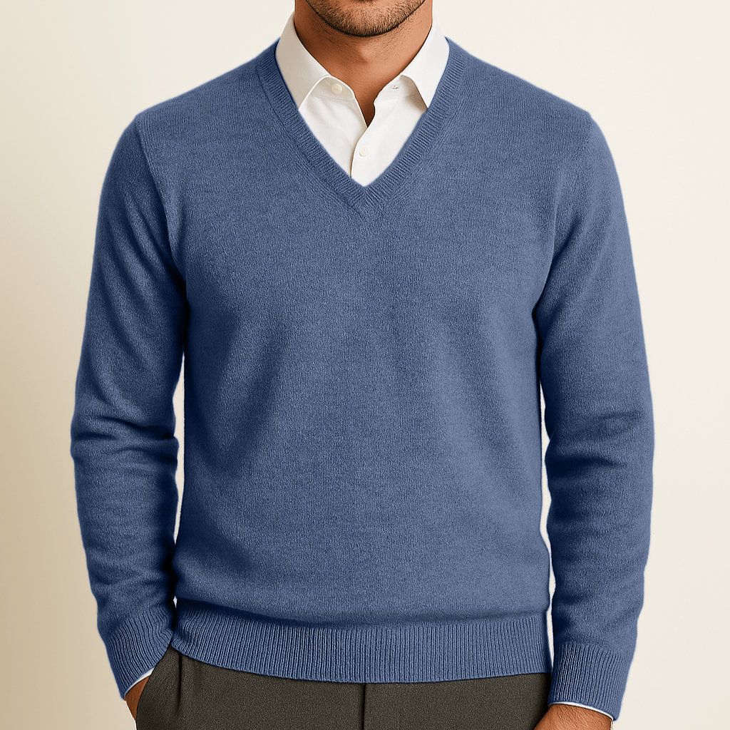 CASHMERE V - NECK PULLOVER - Caprice Lifestyle