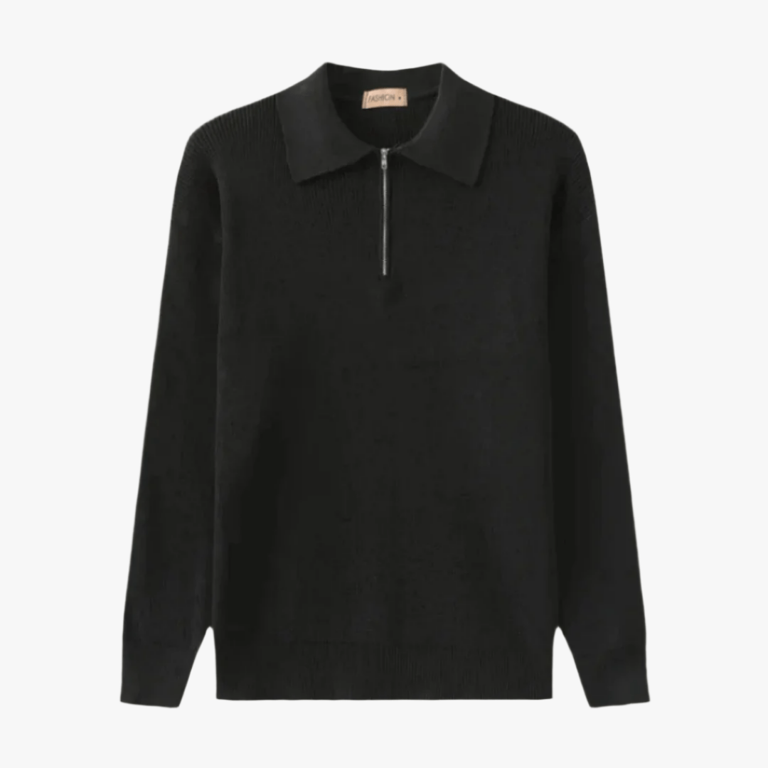 JULIUS HALF ZIP SWEATER - Caprice Lifestyle