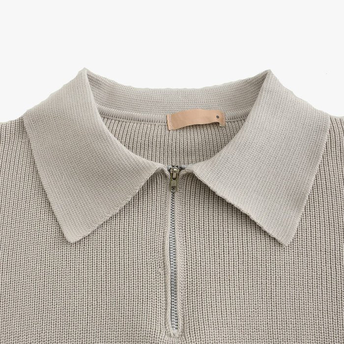 JULIUS HALF ZIP SWEATER - Caprice Lifestyle