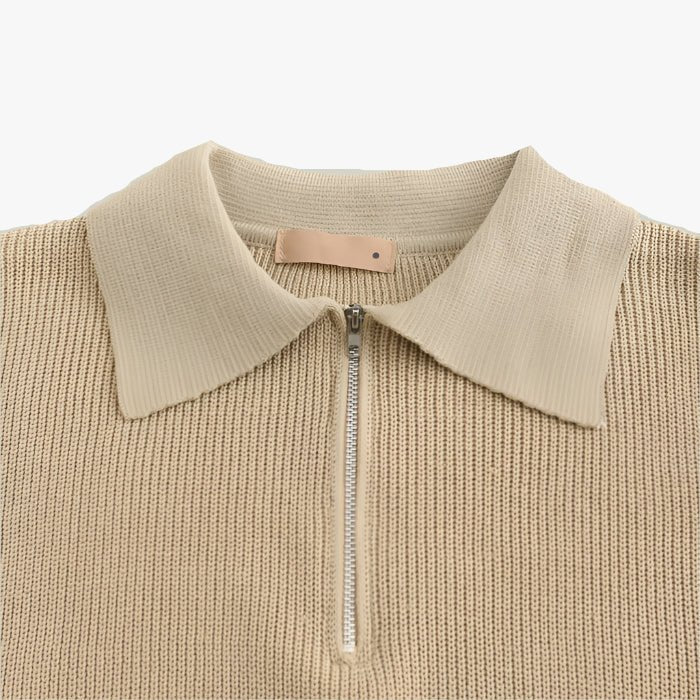 JULIUS HALF ZIP SWEATER - Caprice Lifestyle