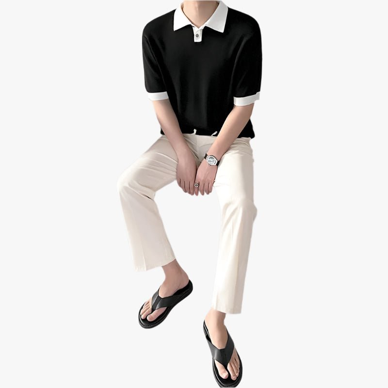 MEN'S LOOSE SLEEVE POLO - Caprice Lifestyle