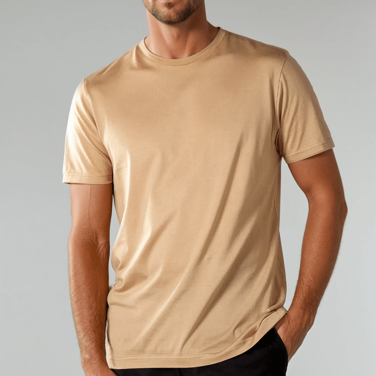 SHINY COTTON T - SHIRT - Caprice Lifestyle