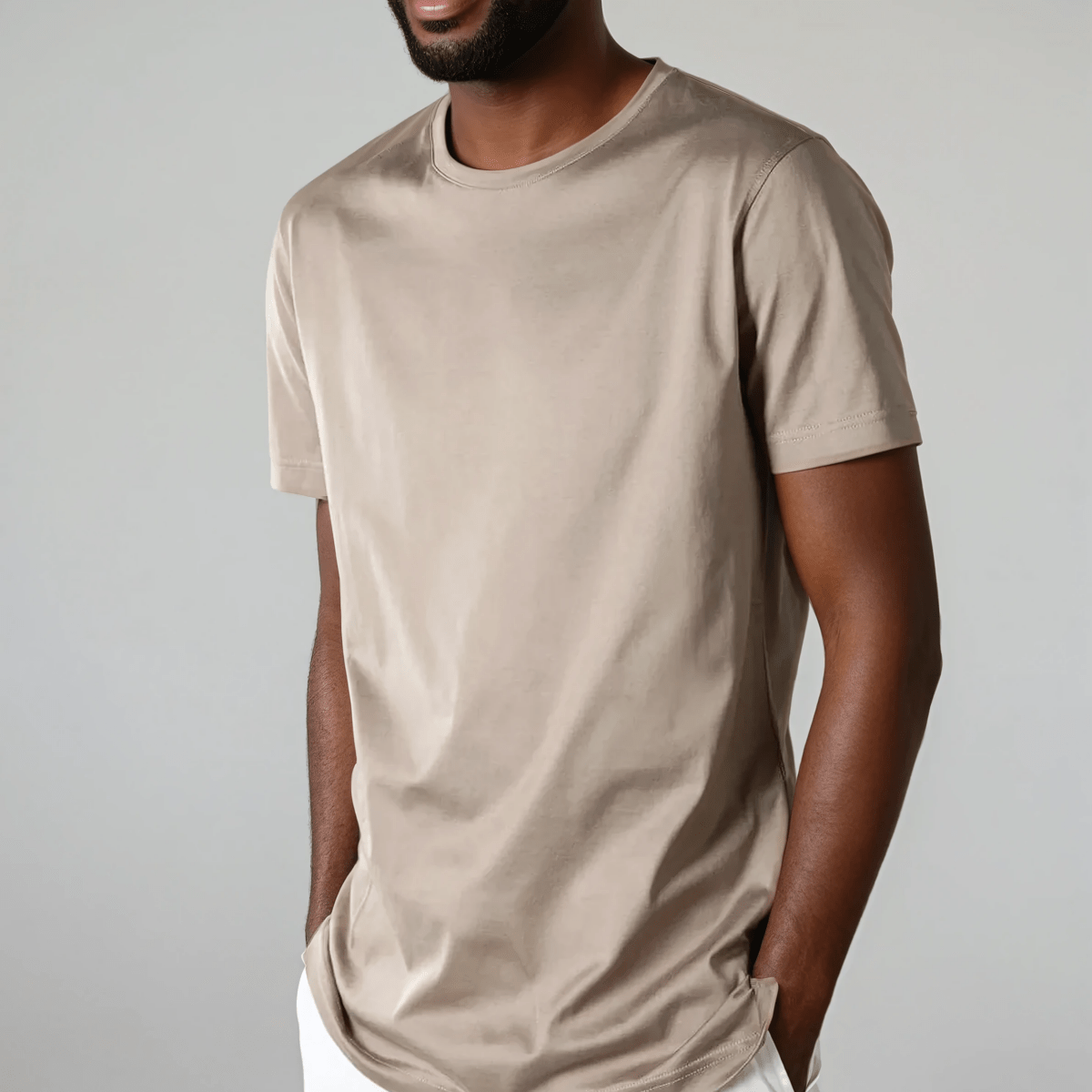 SHINY COTTON T - SHIRT - Caprice Lifestyle