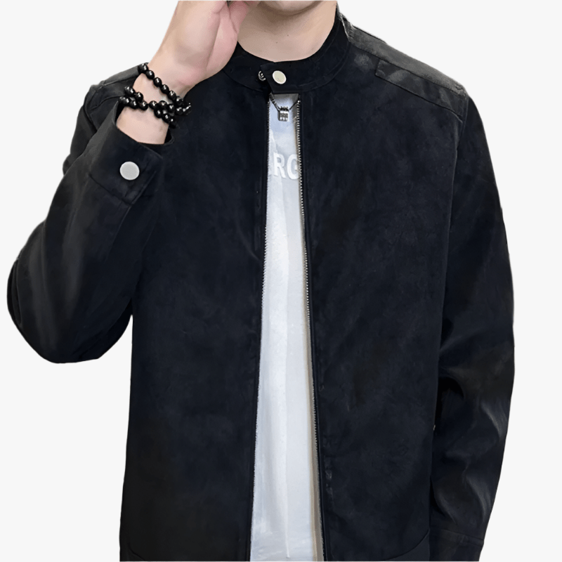 SUEDE LEATHER JACKET - Caprice Lifestyle