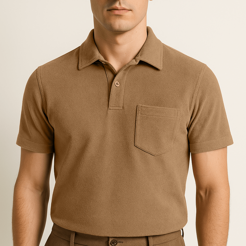 Towelling Mens Polo Shirt - Caprice Lifestyle