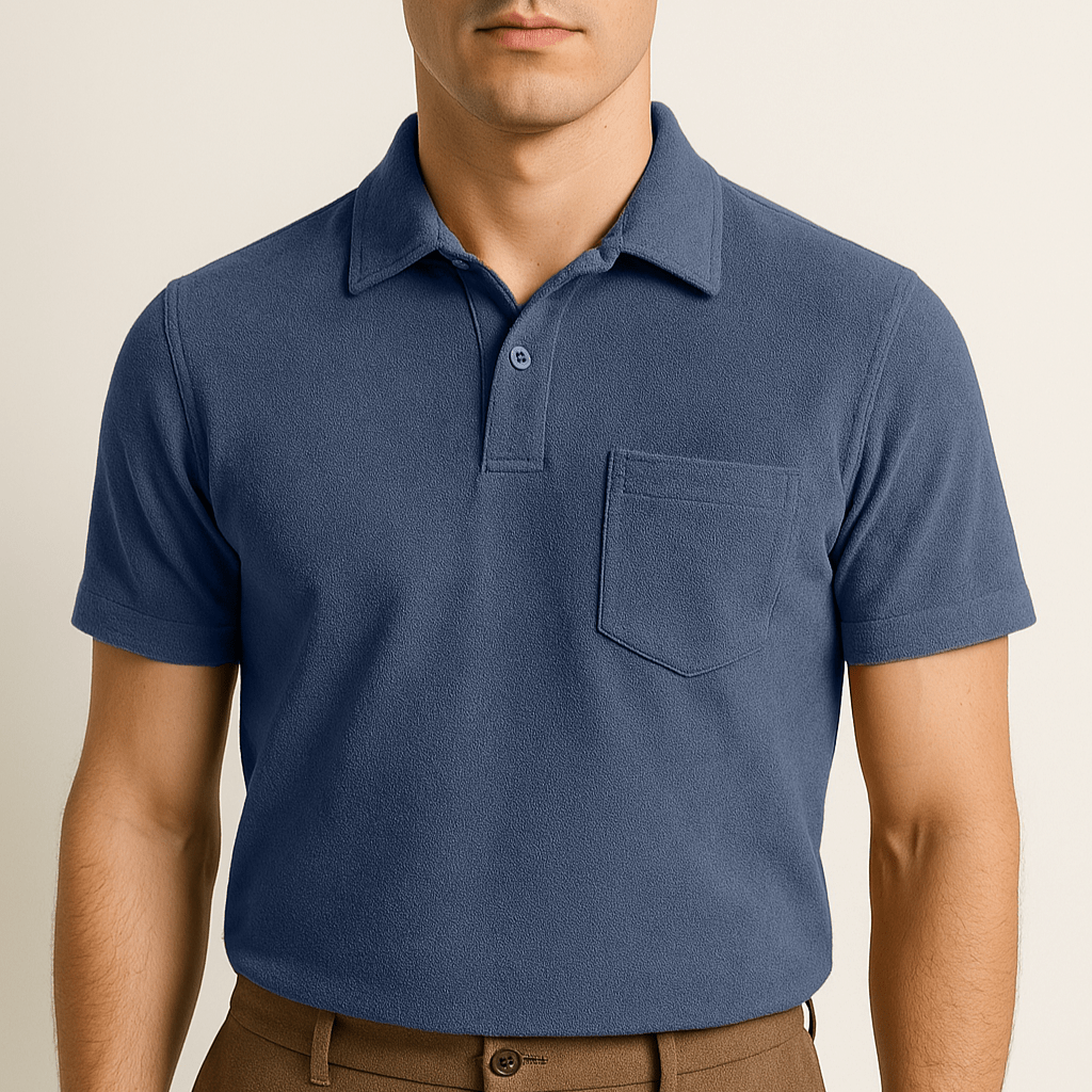 Towelling Mens Polo Shirt - Caprice Lifestyle