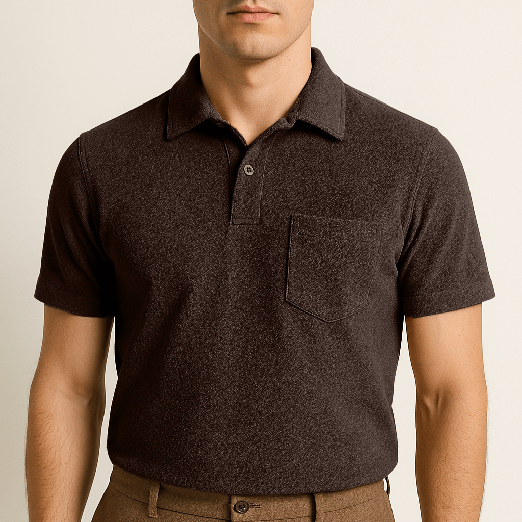 Towelling Mens Polo Shirt - Caprice Lifestyle