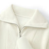 100% CASHMERE HALF ZIP SWEATER - Caprice Lifestyle