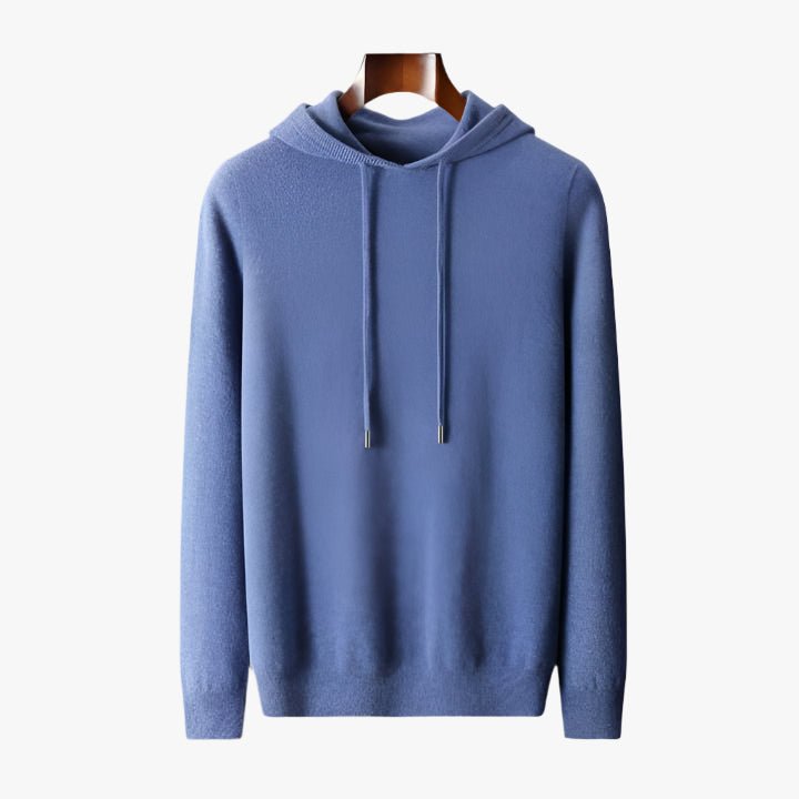 100% CASHMERE HOODED SWEATER - Caprice Lifestyle