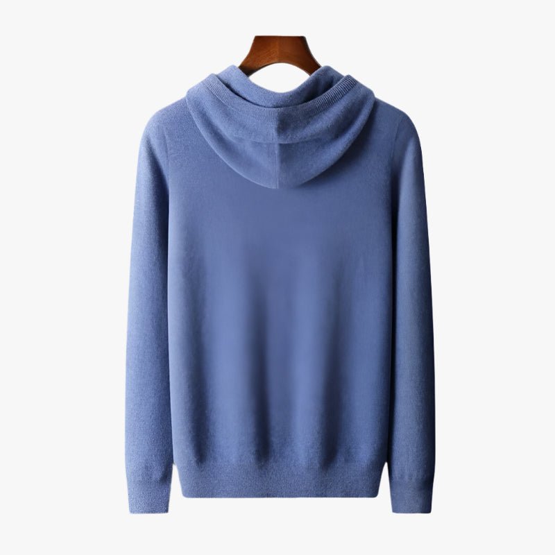 100% CASHMERE HOODED SWEATER - Caprice Lifestyle