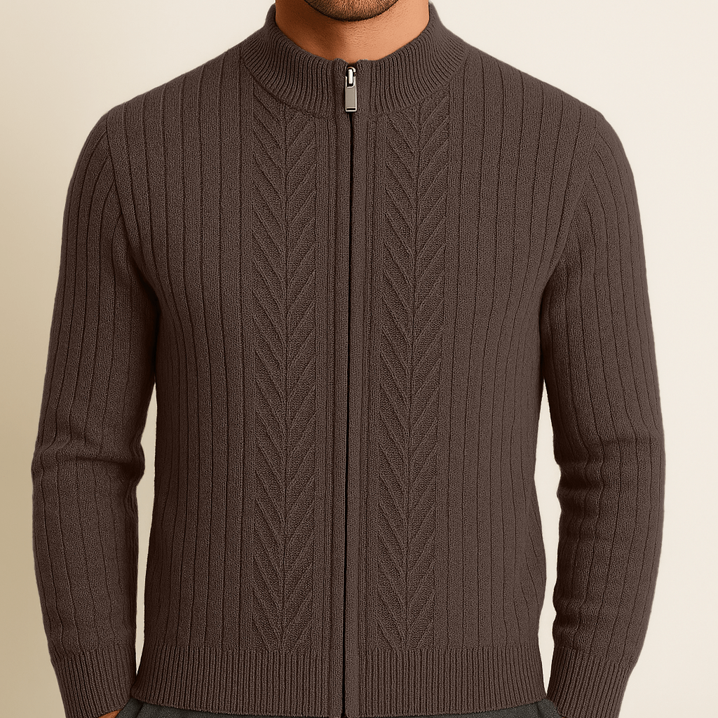 100% CASHMERE PATTERN VEST - Caprice Lifestyle