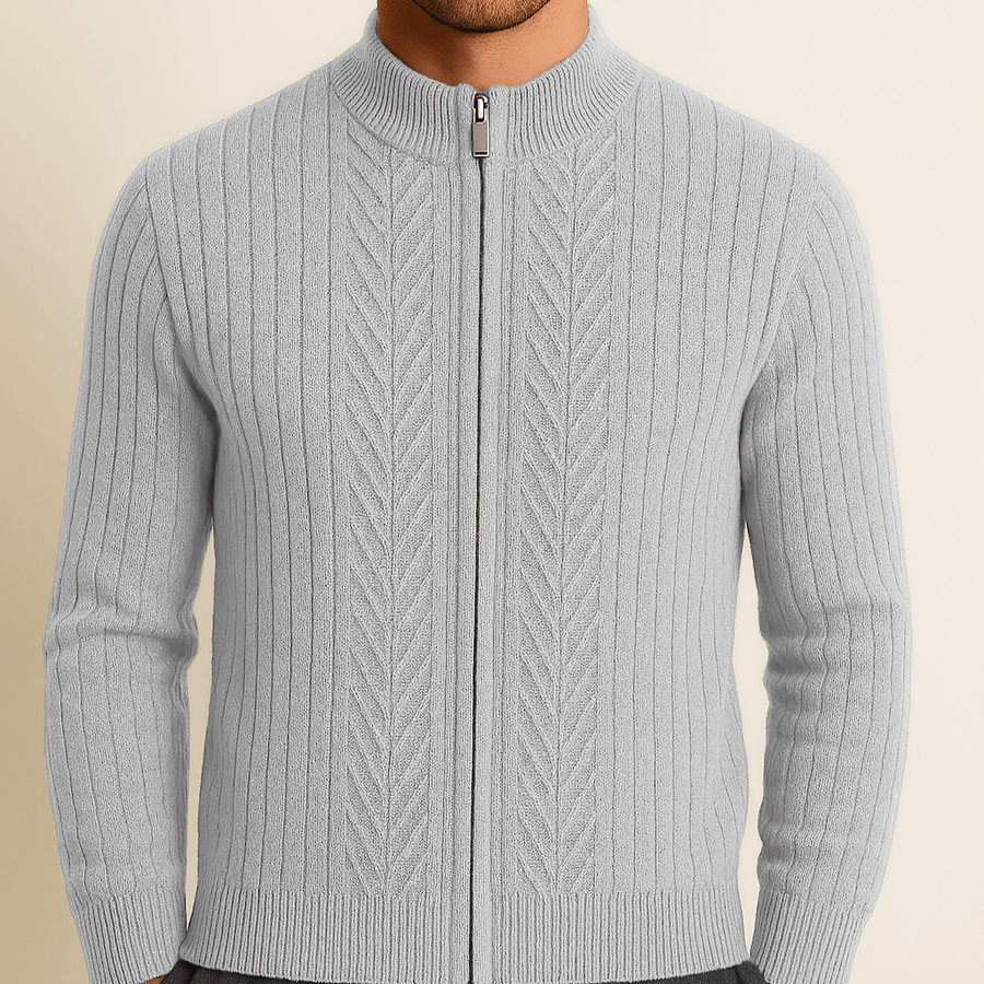 100% CASHMERE PATTERN VEST