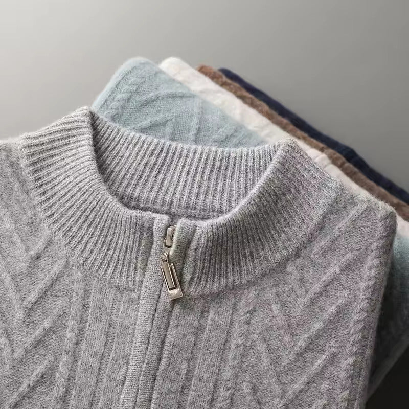 100% CASHMERE PATTERN VEST - Caprice Lifestyle