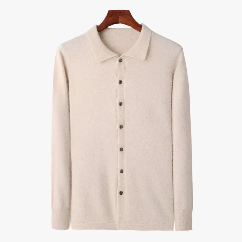 100% CASHMERE POLO BUTTON - Caprice Lifestyle