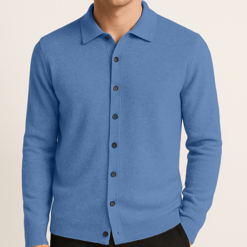 100% CASHMERE POLO BUTTON - Caprice Lifestyle