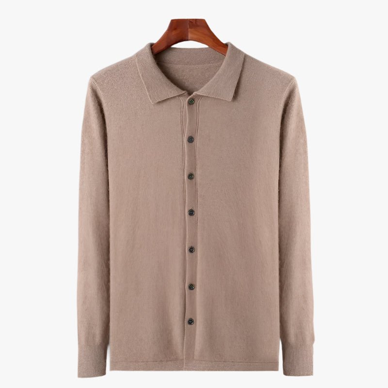 100% CASHMERE POLO BUTTON - Caprice Lifestyle