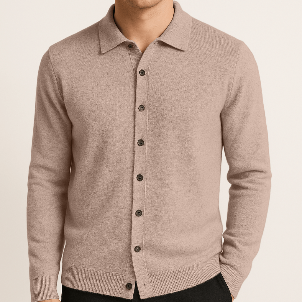 100% CASHMERE POLO BUTTON - Caprice Lifestyle