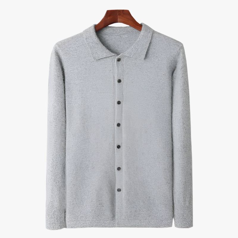 100% CASHMERE POLO BUTTON - Caprice Lifestyle
