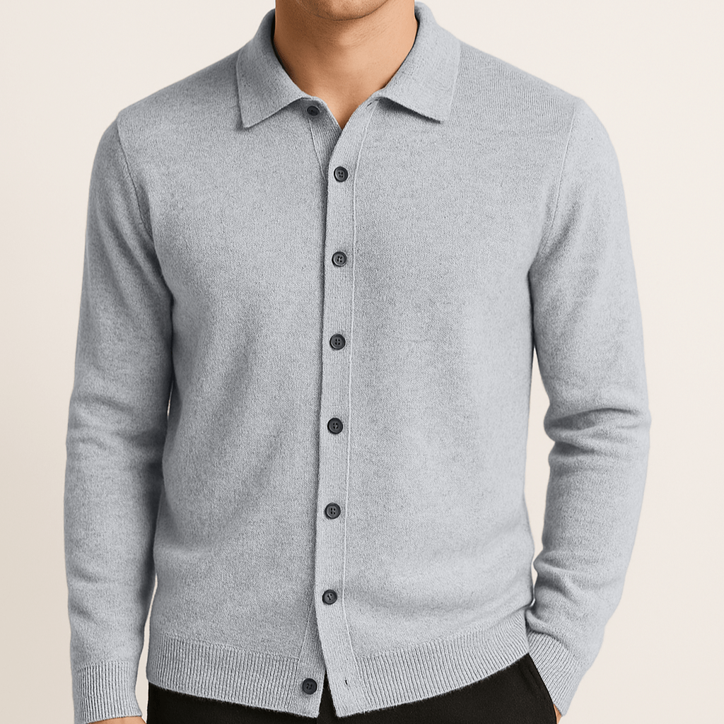 100% CASHMERE POLO BUTTON - Caprice Lifestyle