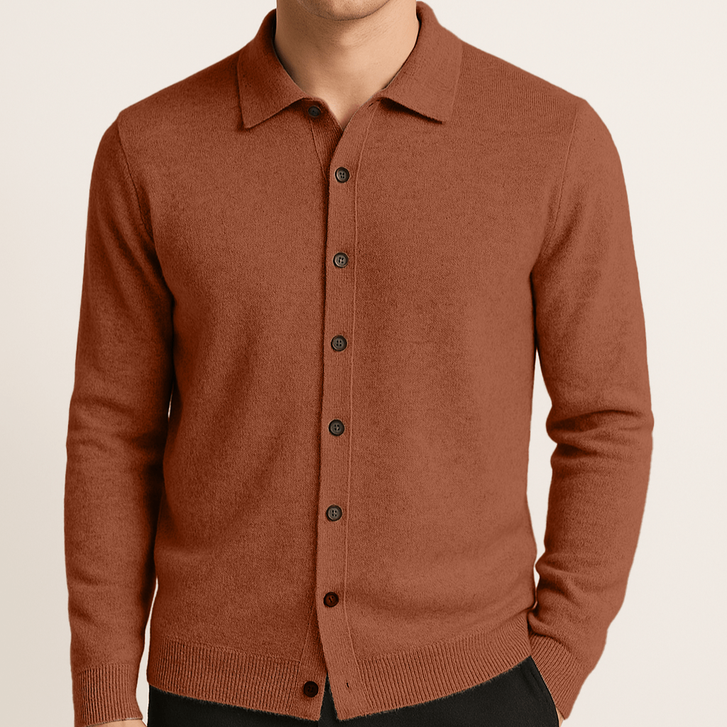 100% CASHMERE POLO BUTTON - Caprice Lifestyle