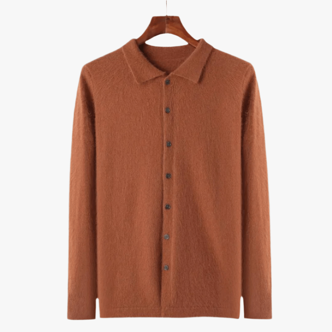 100% CASHMERE POLO BUTTON - Caprice Lifestyle