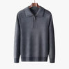 100% CASHMERE QUATER ZIP SWEATER - Caprice Lifestyle