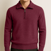 100% CASHMERE QUATER ZIP SWEATER - Caprice Lifestyle