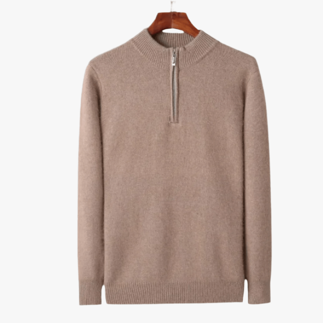 100% CASHMERE ZIP UP - Caprice Lifestyle