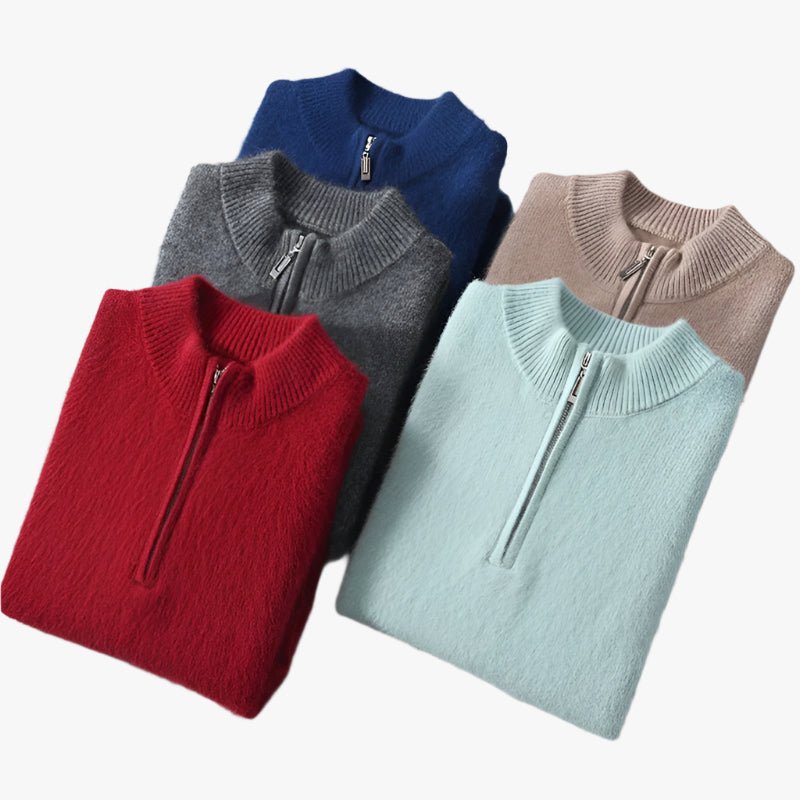 100% CASHMERE ZIP UP - Caprice Lifestyle