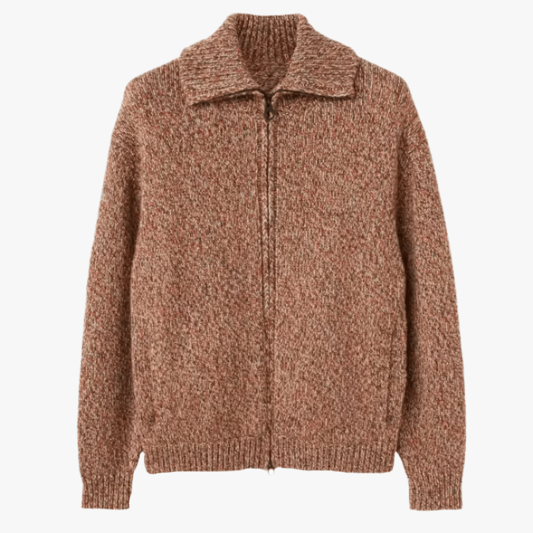 ALPACA WOOL ZIPPER BOMBER - Caprice Lifestyle