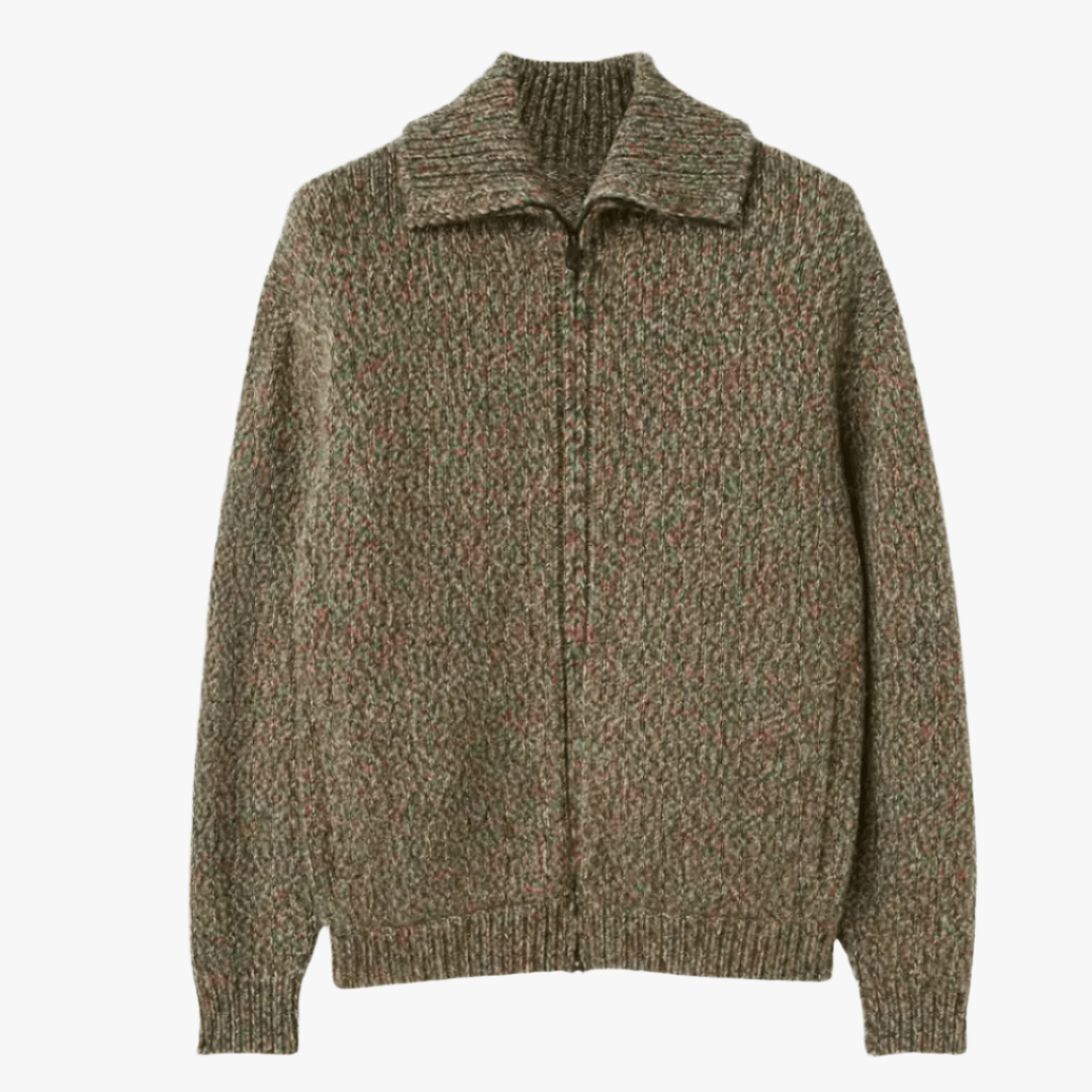ALPACA WOOL ZIPPER BOMBER - Caprice Lifestyle