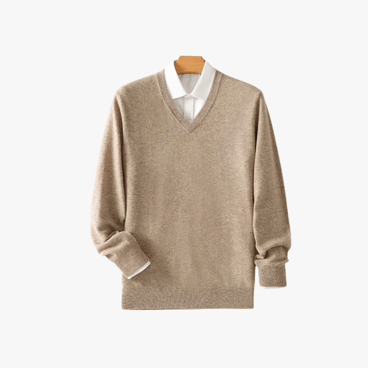 CASHMERE V - NECK PULLOVER - Caprice Lifestyle