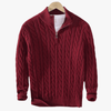 CONSTANCE HALF ZIP SWEATER - Caprice Lifestyle