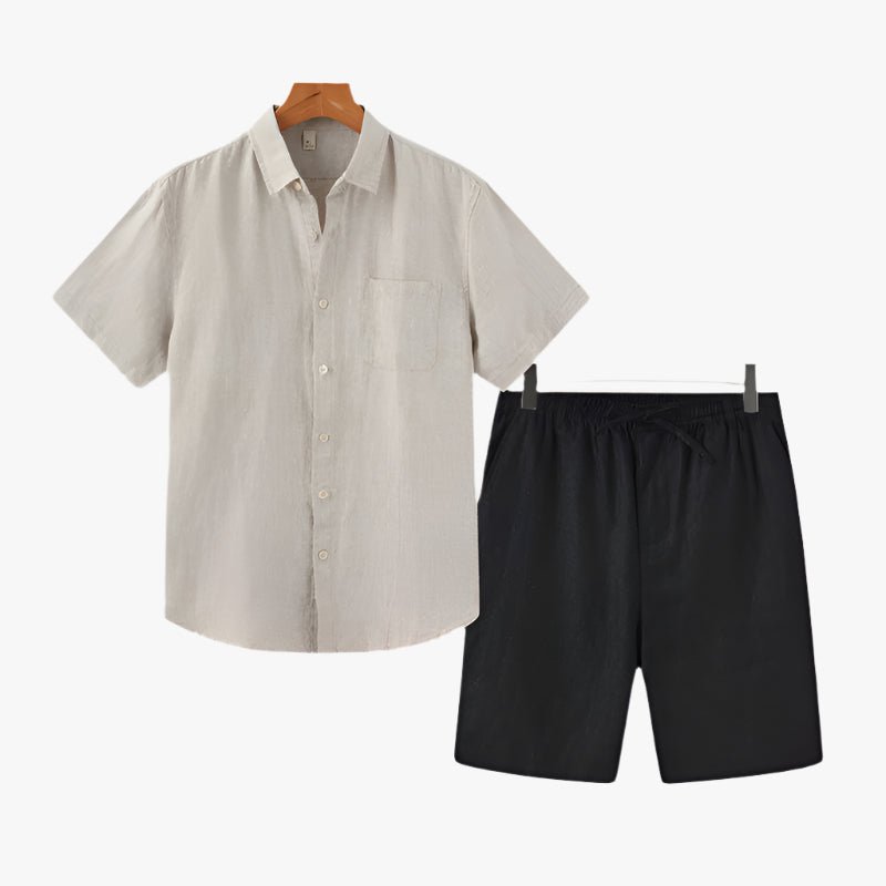 LEINEN-KOMBINATION (SHORTS)