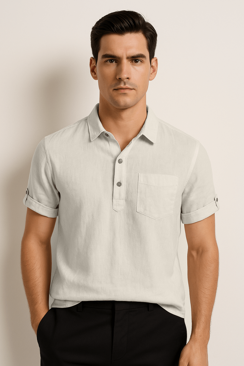 LINEN POLO - Caprice Lifestyle