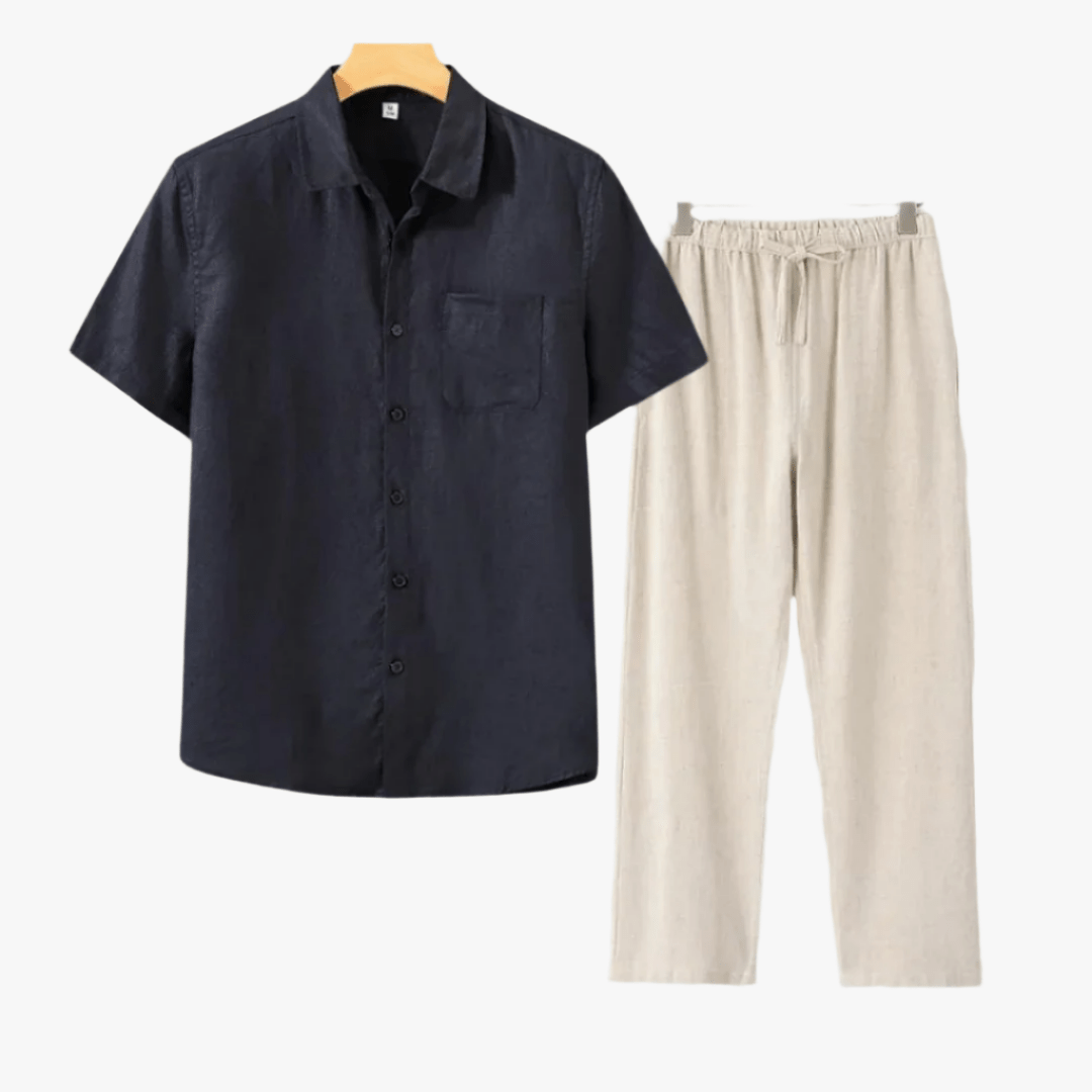 LINEN SET (SHORT) - Caprice Lifestyle