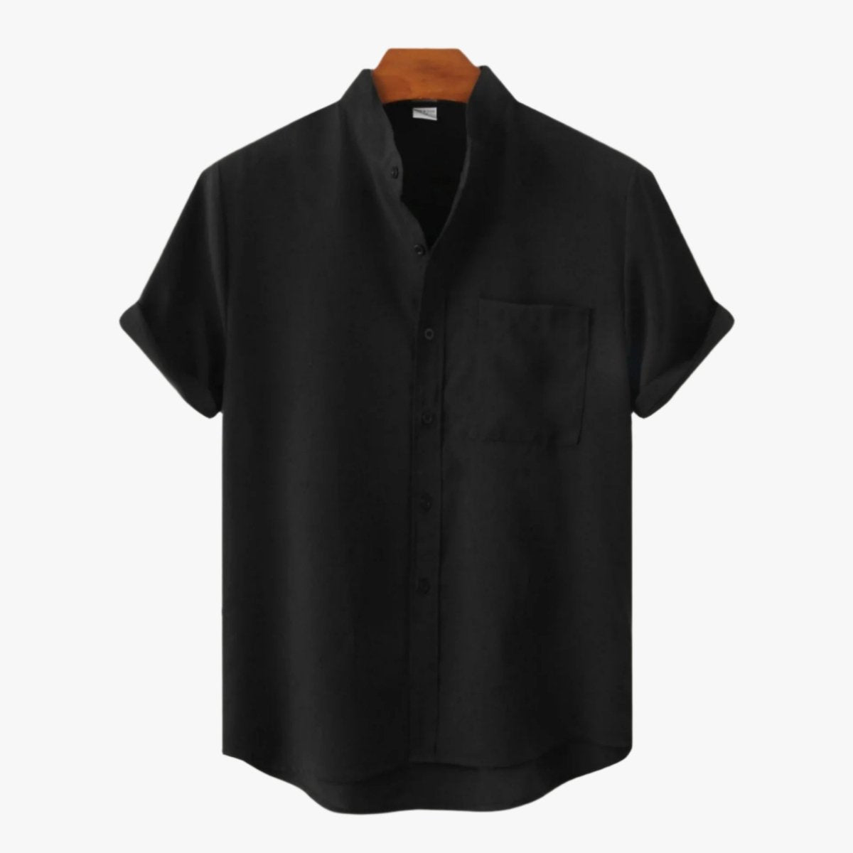 SOLID COLOR COTTON BUTTON UP - Caprice Lifestyle